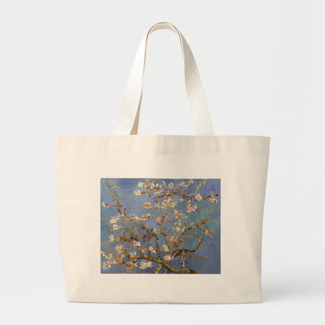 Van Gogh Almond Blossom Large Tote Bag (Front)