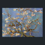 Van Gogh Almond Blossom Painting Poster<br><div class="desc">Post-Impressionist Landscape Painting by Vincent van Gogh - Classic Masterpieces - Vincent Van Gogh Nature Painting Series - Almond Blossom in Blue Tones</div>