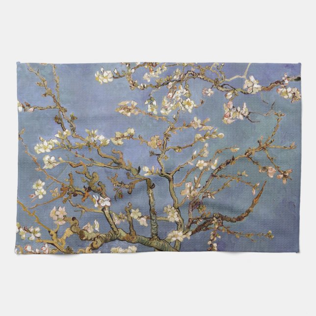 Van Gogh Almond Blossom  Tea Towel (Horizontal)