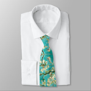 Van Gogh Almond Blossom Tree Painting Tie