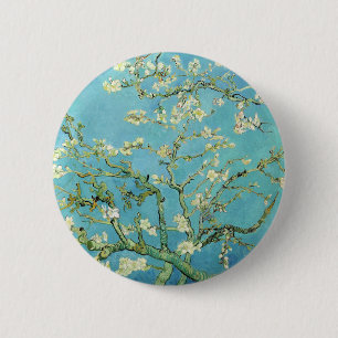 Van Gogh Almond Blossoms 6 Cm Round Badge