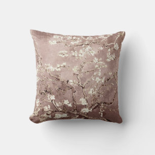 Van Gogh Almond Blossoms Beige Cushion
