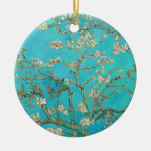 Van Gogh Almond Blossoms Ceramic Ornament