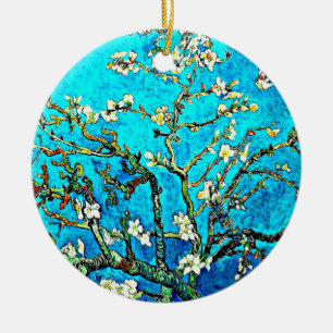 Van Gogh - Almond Blossoms Ceramic Ornament