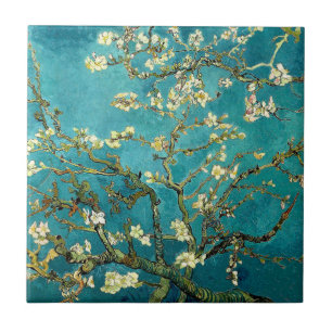 Van Gogh Almond Blossoms Classic Impressionism Ceramic Tile