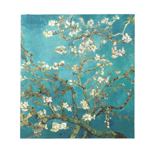 Van Gogh Almond Blossoms Classic Impressionism Notepad