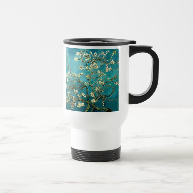 Van Gogh Almond Blossoms Classic Impressionism Travel Mug (Right)