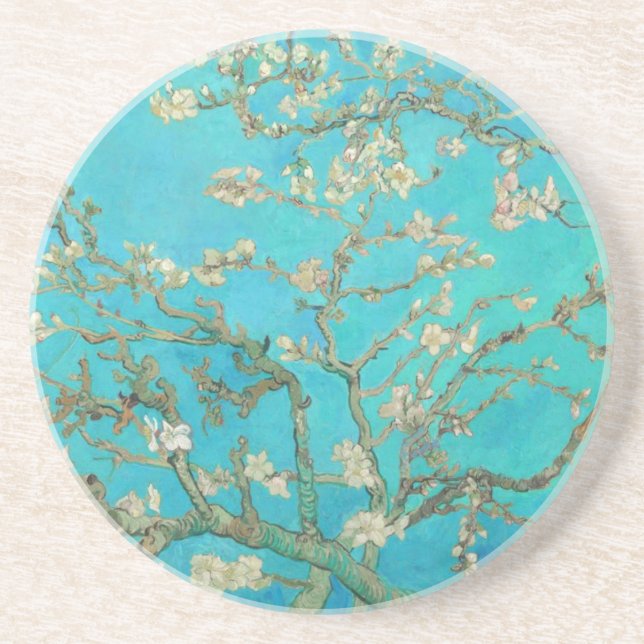 Van Gogh Almond Blossoms Coaster (Front)