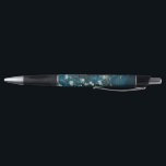 Van Gogh Almond Blossoms Dark Teal<br><div class="desc">Artist: Vincent Van Gogh
Title: Almond Blossoms dark teal

Add a touch of elegance,  class,  sophistication and charm with Vincent Van Gogh's Almond Blossoms in an updated colour palette.</div>