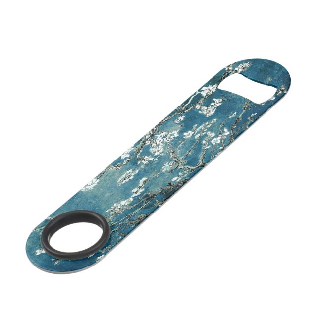 Van Gogh Almond Blossoms Dark Teal (Front Angled)