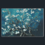 Van Gogh Almond Blossoms Dark Teal Tissue Paper<br><div class="desc">Artist: Vincent Van Gogh
 Title: Almond Blossoms
 altered colour</div>