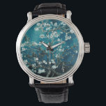 Van Gogh Almond Blossoms : Dark Teal Watch<br><div class="desc">Artist: Vincent Van Gogh
Title: Almond Blossoms
Altered by 2sweet4wordsDesigns/ PureVintage Love</div>