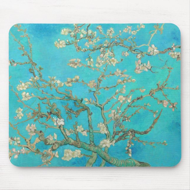 Van Gogh Almond Blossoms Mouse Pad (Front)