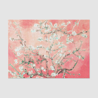 Van Gogh Almond Blossoms Peach Tissue Paper