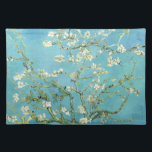 Van Gogh Almond Blossoms Placemat<br><div class="desc">Artist: Vincent Van Gogh
 Title: Almond Blossoms
 altered colour by 2sweet4wordsDesigns
 
 vincent van gogh,  van gogh,  almond blossoms,  teal,  flowers ,  floral,  spring,  sophisticated,  decor</div>