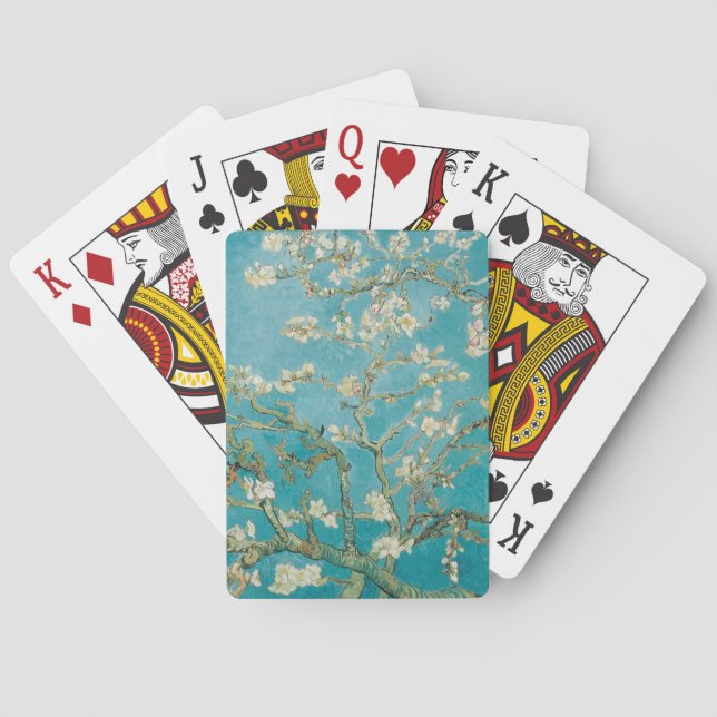 Van Gogh almond blossoms Playing Cards (Back)
