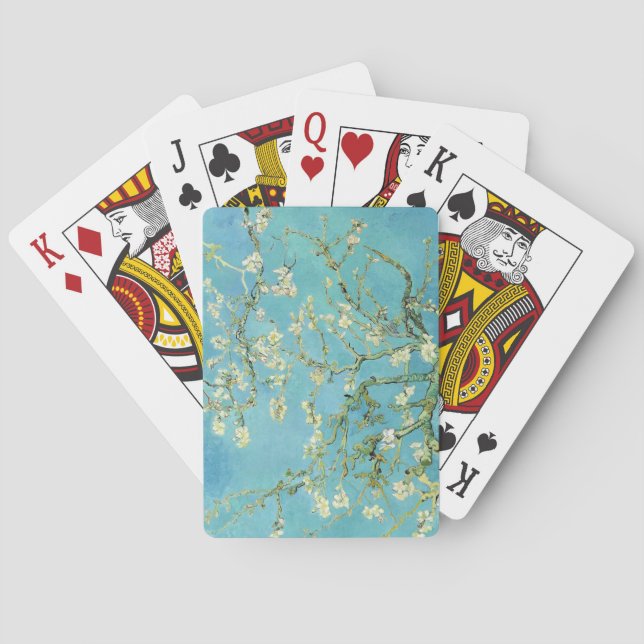 Van Gogh Almond Blossoms Playing Cards (Back)