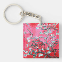 Van Gogh Almond Blossoms Red blue