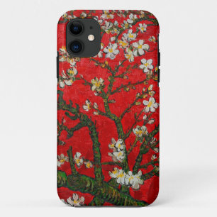 Van Gogh Almond Blossoms Red iPhone 11 Case