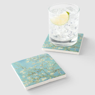 Van Gogh Almond Blossoms Stone Coaster