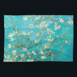 VAN GOGH Almond Blossoms Tea Towel<br><div class="desc">"van gogh",  vincent,  "almond blossoms",  flowers,  "famous painting",  vintage,  "fine art",  floral,  blue</div>