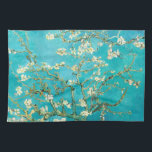 VAN GOGH Almond Blossoms Tea Towel<br><div class="desc">"van gogh",  vincent,  "almond blossoms",  flowers,  "famous painting",  vintage,  "fine art",  floral,  blue</div>