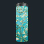 VAN GOGH Almond Blossoms Thermal Tumbler<br><div class="desc">"van gogh",  vincent,  "almond blossoms",  flowers,  "famous painting",  vintage,  "fine art",  floral,  blue</div>