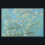 Van Gogh Almond Blossoms Tissue Paper<br><div class="desc">Artist: Vincent Van Gogh
 Title: Almond Blossoms
 altered colour by 2sweet4wordsDesigns
 
 vincent van gogh,  van gogh,  almond blossoms,  teal,  flowers ,  floral,  spring,  sophisticated,  decor</div>