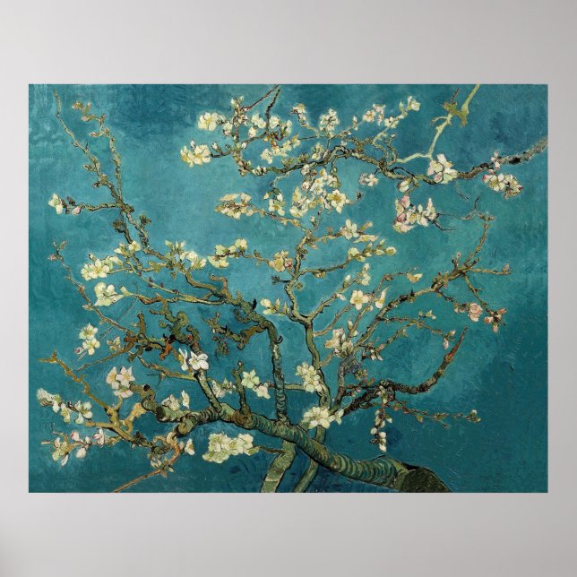 Van Gogh Almond Branches in Bloom Poster (Front)