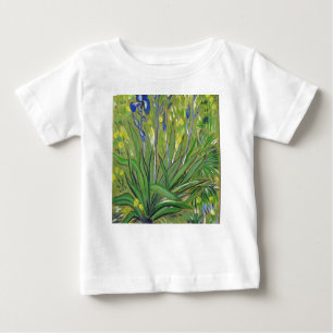 Van Gogh art  Irises, acrylic reproduction Baby T-Shirt