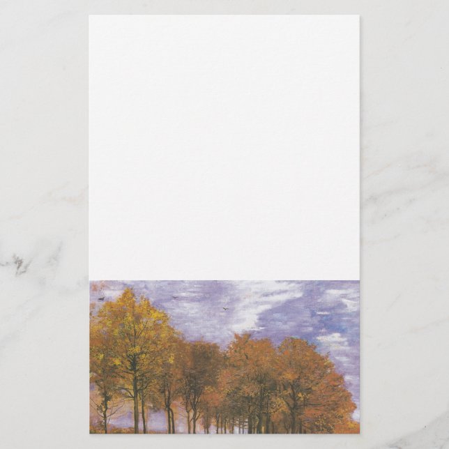 Van Gogh Autumn Fall Tree Leaves Destiny (Front)