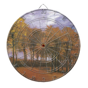 Van Gogh Autumn Fall Tree Leaves Destiny Dartboard