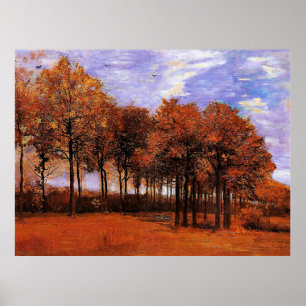 Van Gogh - Autumn Landscape, Poster
