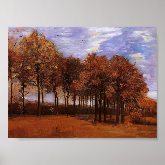 Van Gogh - Autumn Landscape Poster (Front)