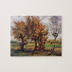 Van Gogh - Autumn Landscape With Four Trees Jigsaw Puzzle