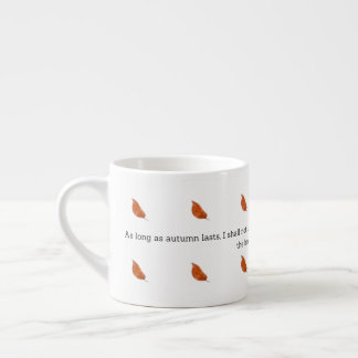 Van Gogh Autumn Quote Decor For Home Espresso Cup