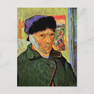 van Gogh Bandaged Ear Postcard