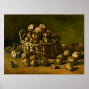 Van Gogh Basket of Potatoes Poster