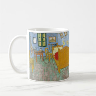 Van Gogh Bedroom in Arles - Classic Yellow & Blue Coffee Mug