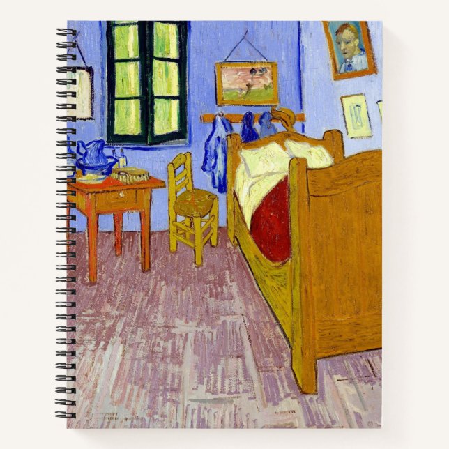 Van Gogh Bedroom In Arles Notebook (Front)