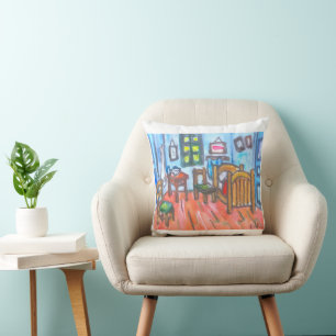 Van Gogh Bedroom mini Cushion