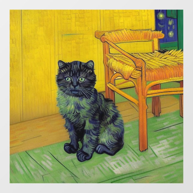 Van Gogh Black Cat (Sheet)