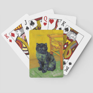 Van Gogh Black Cat Playing Cards