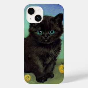 Van Gogh Black Cat Yellow Flowers Case-Mate iPhone 14 Case