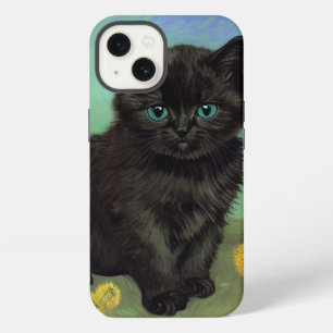 Van Gogh Black Cat Yellow Flowers iPhone 13 Case
