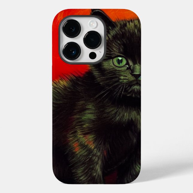 Van Gogh Black Kitten Case-Mate iPhone Case (Back)
