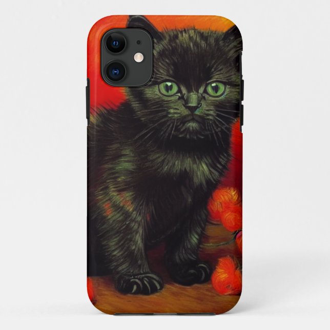 Van Gogh Black Kitten Case-Mate iPhone Case (Back)