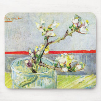 Van Gogh Blossoming Almond Branch in a Glass Mouse Pad