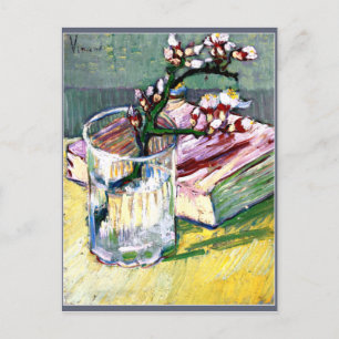 Van Gogh - Blossoming Almond Branch with a Book Postcard