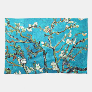 Van Gogh - Blossoming Almond Branches Tea Towel